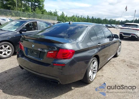 2013 BMW 550I xDrive из США, поврежденный, VIN WBAFU9C50DDY71647
